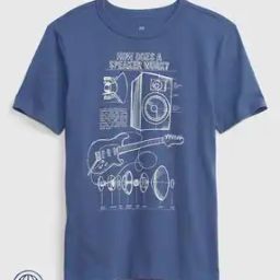 Printed Round-Neck T-Shirt-image-86