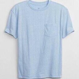 gap kids Round-Neck T-Shirt with Patch Pocket-picture-8