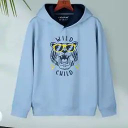 Boys Graphic Print Regular Fit Hooded T-Shirt-picture-12