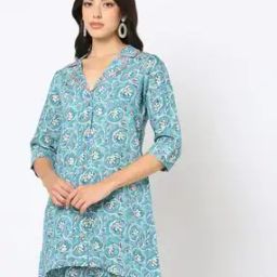 Women Block Print Relaxed Fit Shirt-image-69