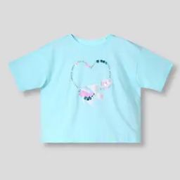 Girls Graphic Print Relaxed Fit Round-Neck T-Shirt-picture-53