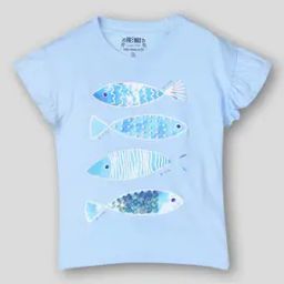 kg frendz Girls Printed Relaxed Fit T-Shirt-picture-7