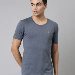 Round-Neck T-Shirt with Short Sleeves-picture-44