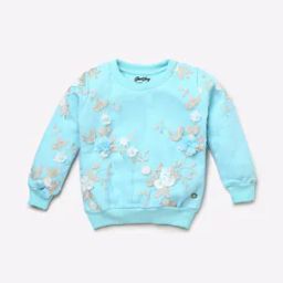 Embellished Round-Neck Sweatshirt-image-48
