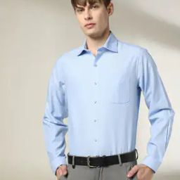Men Slim Fit Shirt with Patch Pocket-image-23
