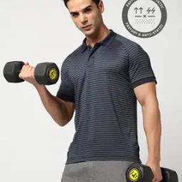 Men Striped Regular Fit Polo T-Shirt-picture-5