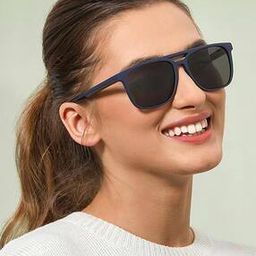 Unisex Polarized and UV Protected Wayfarer Sunglasses -VC S12644-19
