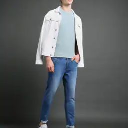 Men Heavy-Wash Slim Fit Jeans-image-94