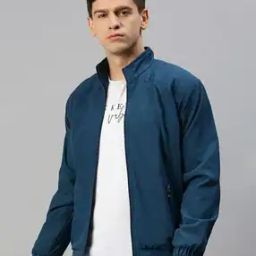Men Slim Fit Bomber Jacket-image-28