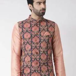Printed Nehru Jacket-11