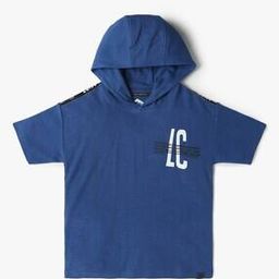 Boys Relaxed Fit Hooded T-Shirt-45