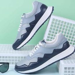Men Round-Toe Lace-Up Sneakers-image-51