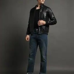 Men Light-Wash Albert Slim Straight Fit Jeans-image-5