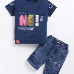 Boys Shorts T-shirt Set-image-39