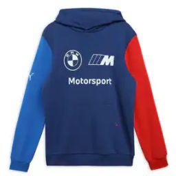 Boys BMW M Motorsport Printed Regular Fit Youth Hoodie-image-19