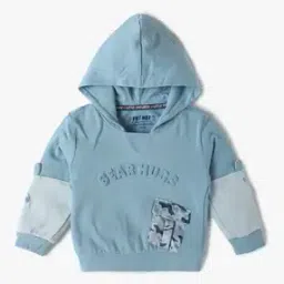 Embossed Regular Fit Hoodie-image-7