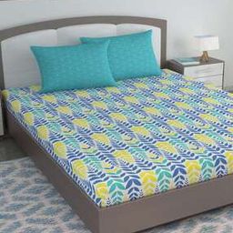 120 TC Neemy Nim King Size Bedsheet with 2 Pillow Covers-14