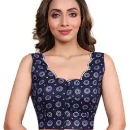 Women Printed Front-Open Blouse-57