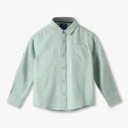 Boys Striped Relaxed Fit Shirt-image-34