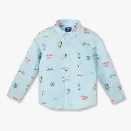 Boys Printed Regular Fit Shirt-image-51