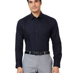 raymond Men Slim Fit Shirt with Cutaway Collar-picture-8