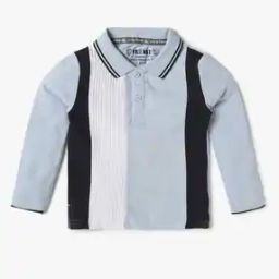 Boys Colourblock Regular Fit Polo T-Shirt-image-22