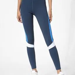 Colourblock Tights with Elasticated Waistband-image-42