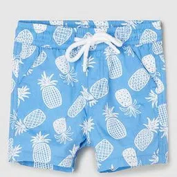 Printed Regular Fit Shorts with Insert Pockets-image-15