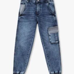 Boys Mid-Wash Straight Fit Joggers-picture-16