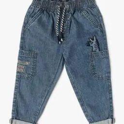Boys Mid-Wash Regular Fit Jeans-image-92