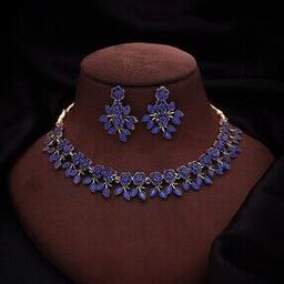Women Necklace Earings Set-image-82