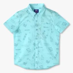 Boys All-Over Print Regular Fit Shirt-2