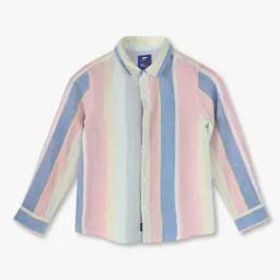 Boys Striped Relaxed Fit Shirt-image-73