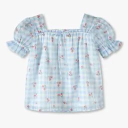 Girls Printed Square-Neck Regular Fit Top-image-25