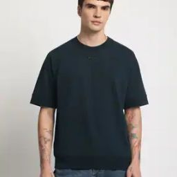 the bear house Men Loose Fit Crew-Neck T-Shirt-picture-48