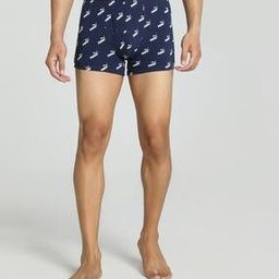 Pack of 2 Brand Print Cotton Trunks-image-59