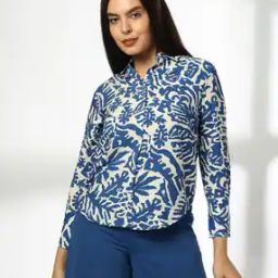 Women Printed Relaxed Fit Shirt-image-70