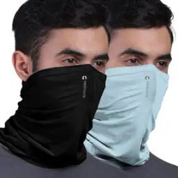 Pack of 2 Men Logo Print Bandanas-image-25