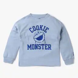 Sesame Street Graphic Print Round-Neck T-Shirt-image-11