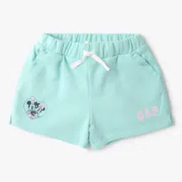Printed Elasticated Drawstring Waist Shorts-image-34