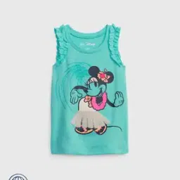Minnie Mouse Print Round-Neck T-Shirt-image-81