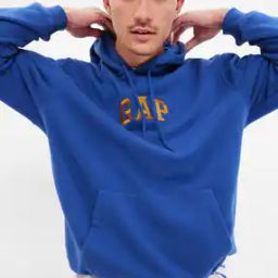 Logo Embroidered Hoodie with Kangaroo Pocket-image-77