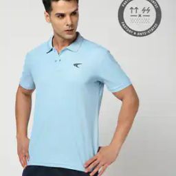 Men Regular Fit Active Polo T-Shirt-image-96