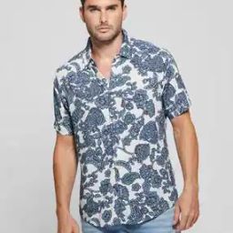 Floral Print Regular Fit Shirt with Spread Collar-image-38