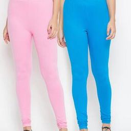 Pack of 2 Leggings with Elasticated Waist-image-46