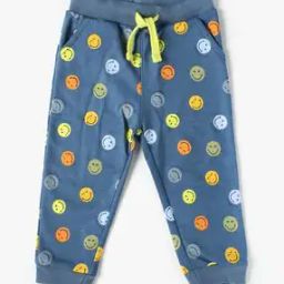 Boys Graphic Print Cotton Joggers-picture-51