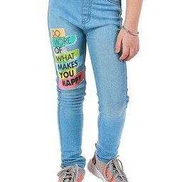 Typographic Print Skinny Jeggings-image-34
