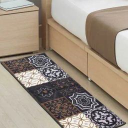 saral home Printed Rectangular Antiskid Runner 18" x 47" image 1