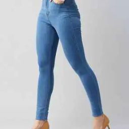 High-Rise Jeans with Insert Pockets-image-3