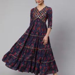 Sanganeri Block-Print Anarkali Kurta-picture-32